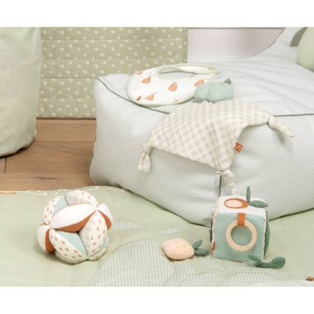 Doudou mouchoir pomme en coton - botanica Vert 5 - vertbaudet enfant 