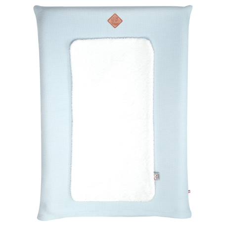 Housse de matelas à langer nid d'abeille Beige+Bleu+Écru+Gris clair+Rose 4 - vertbaudet enfant 