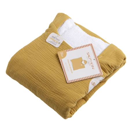 Poncho de bain enfant en coton - sunlight Jaune 2 - vertbaudet enfant 