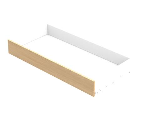 Tiroir de lit bébé décor bois chêne miel - cannelle Marron 1 - vertbaudet enfant 