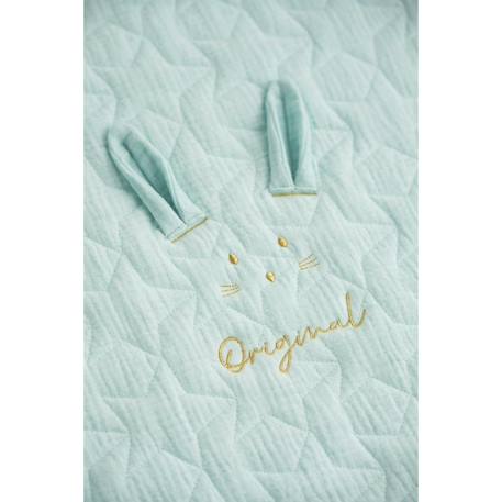 Couvre lit rectangulaire berceau en coton - original Blanc+Bleu ciel+Bleu nuit+Jaune+Rose 6 - vertbaudet enfant 
