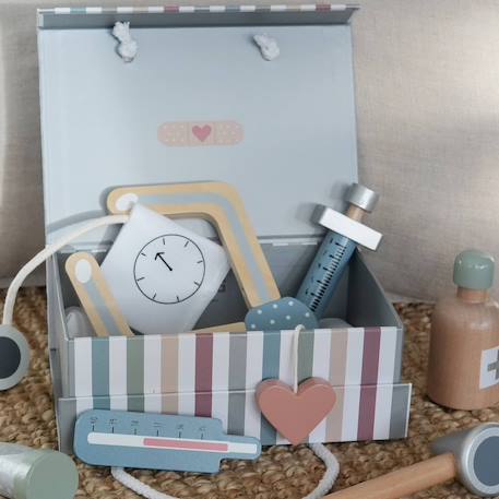 Jouet en bois - mallette de docteur Gris 4 - vertbaudet enfant 