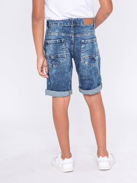 Bermuda en jean balgar garçon Bleu 2 - vertbaudet enfant 