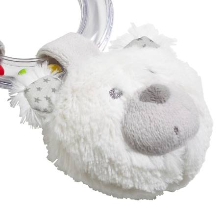 Hochet ours en velours - celeste Gris 3 - vertbaudet enfant 
