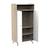 Armoire 2 portes et 1 niche - access Marron+Marron/blanc 8 - vertbaudet enfant 