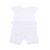 Combishort bébé en coton bio emma Blanc 3 - vertbaudet enfant 