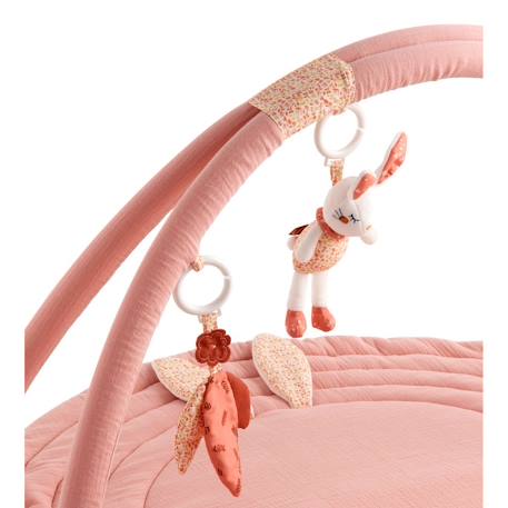 Tapis d'éveil avec arches en coton - esmee Rose 2 - vertbaudet enfant 
