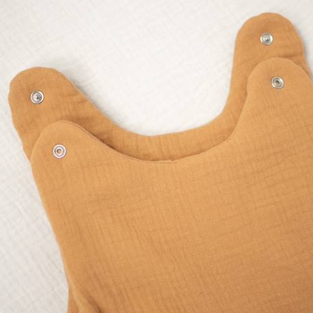 Gigoteuse sans manches en gaze de coton jeanne Beige+Blanc+Blanc à pois or+Bleu+Camel+Écru+Gris+Terracotta+Vert de gris+Vieux rose 15 - vertbaudet enfant 