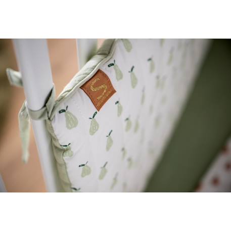 Tour de lit bébé en coton - botanica Vert tilleul 3 - vertbaudet enfant 