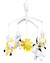 Mobile musical en velours - pluche et pompon Blanc 1 - vertbaudet enfant 