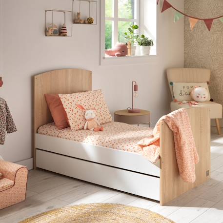 Tiroir pour lit bébé évolutif - access Blanc+Marron/blanc 5 - vertbaudet enfant 