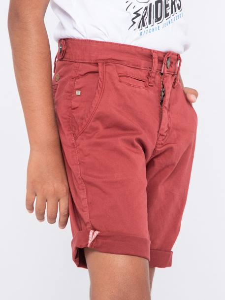Bermuda blochelli garçon Beige+Bleu ciel+Bleu marine+Gris foncé+Jaune+Rouge 23 - vertbaudet enfant 