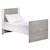 Lit bébé évolutif à barreaux - loft Gris/blanc 2 - vertbaudet enfant 