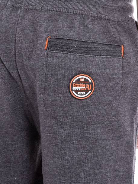 Bermuda molleton banoon garçon Gris clair+Gris foncé 7 - vertbaudet enfant 
