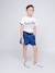 Short de bain gilson garçon Bleu ciel+Bleu marine 8 - vertbaudet enfant 