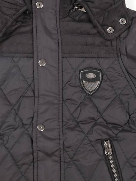 Blouson zinkaby garçon Noir 2 - vertbaudet enfant 
