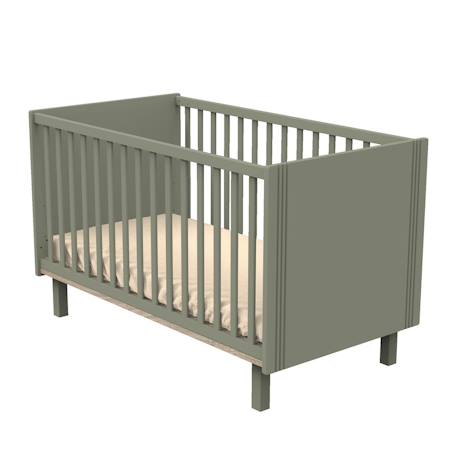 Lit bébé évolutif à barreaux - eleonore Vert 1 - vertbaudet enfant 