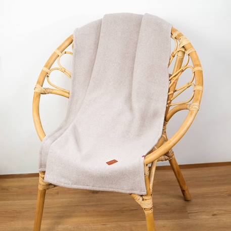 Couverture polaire  coton ultra-doux Beige+Écru+Moutarde+Rose+Vert eucalyptus 4 - vertbaudet enfant 