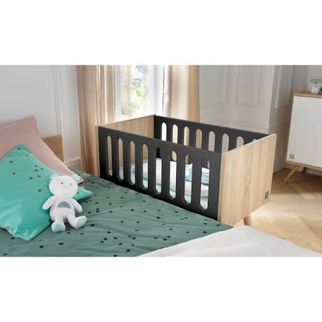 Berceau bébé rectangulaire - eclipse Blanc+Bleu+Gris+Orange+Vert 11 - vertbaudet enfant 