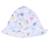 Body robe et chapeau en coton bio tropi Blanc 4 - vertbaudet enfant 