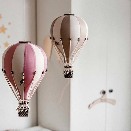 Montgolfière décorative - taille m Beige blanc+Beige et bleu+Eucalyptus+Rose / blanc+Rose mint 29 - vertbaudet enfant 