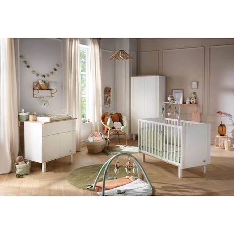 Plan à langer pour commode - eleonore Marron/blanc+Marron/vert 4 - vertbaudet enfant 