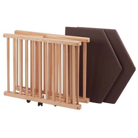 Parc bébé pliable Bois naturel 6 - vertbaudet enfant 