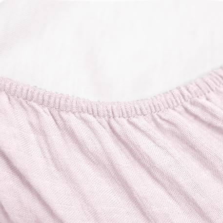 Drap housse couffin en double gaze à carreaux Beige+Blanc+Bleu+Bleu indigo+Gris clair+Marron+Rose 28 - vertbaudet enfant 