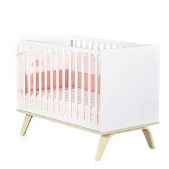 Lit à barreaux en bois - serena  - vertbaudet enfant