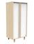 Armoire 2 portes en décor chêne velours et avec appliques en bois - nature Blanc 2 - vertbaudet enfant 