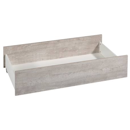 Tiroir de lit évolutif en bois - loft Blanc 1 - vertbaudet enfant 