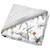 Couverture réversible en minky safari Gris+Vert 1 - vertbaudet enfant 