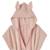 Peignoir bébé et enfant à capuche en bambou Écru+Rose clair+Vert d'eau 4 - vertbaudet enfant 