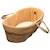 Habillage de couffin en gaze de coton pois dorés Blanc+Camel+Vert 7 - vertbaudet enfant 