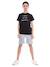 Bermuda molleton banoon garçon Gris clair+Gris foncé 4 - vertbaudet enfant 