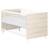 Lit bébé évolutif en bois - scandi Blanc/beige 3 - vertbaudet enfant 