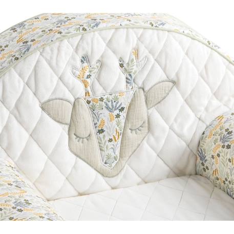 Fauteuil club en coton - promenons nous Blanc 2 - vertbaudet enfant 