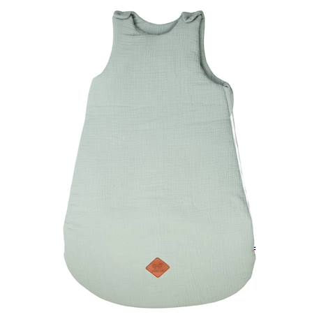 Gigoteuse sans manches en gaze de coton jeanne Beige+Blanc+Blanc à pois or+Bleu+Camel+Écru+Gris+Terracotta+Vert de gris+Vieux rose 29 - vertbaudet enfant 