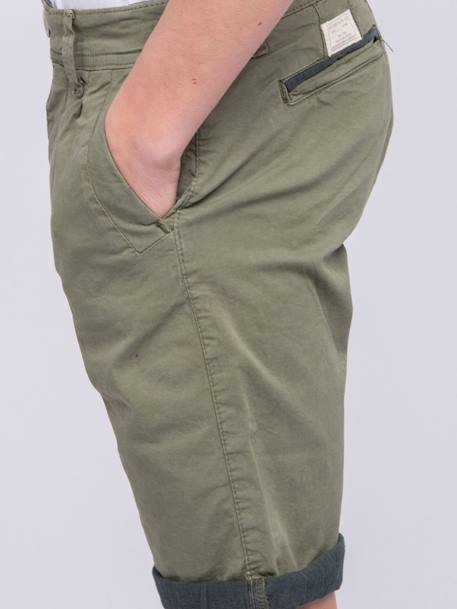 Bermuda chino barnas garçon Cognac+Kaki 7 - vertbaudet enfant 