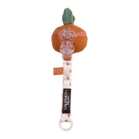 Attache-tétine bébé en coton - botanica Orange/beige+Vert 2 - vertbaudet enfant 