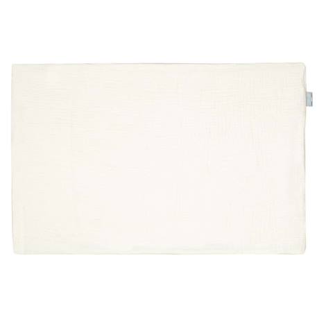 Taie d'oreiller unie en double gaze de coton Beige+Blanc+Bleu+Camel+Écru+Gris+Rose+Terracotta+Vert 10 - vertbaudet enfant 