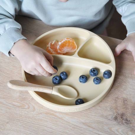 Set de couverts bébé fourchette et cuillère Caramel+Rose clair+Terracotta 15 - vertbaudet enfant 