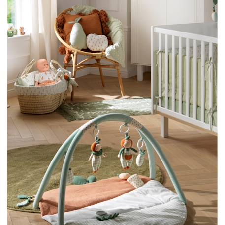 Tapis d'éveil en velours - botanica Vert 2 - vertbaudet enfant 