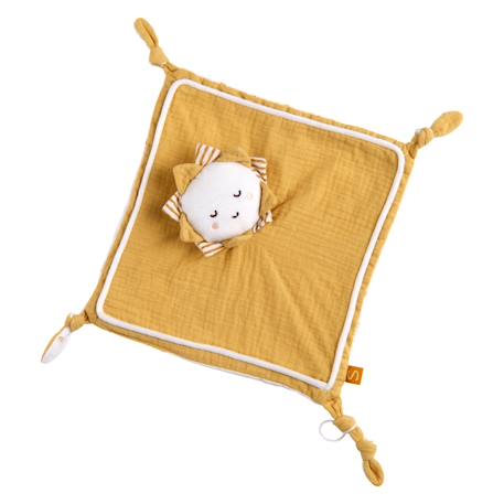 Doudou mouchoir soleil en coton - sunlight Blanc 1 - vertbaudet enfant 