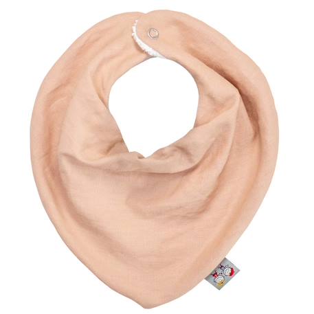 Bavoir bandana en lin Beige+Écru+Pêche+Vert de gris 7 - vertbaudet enfant 
