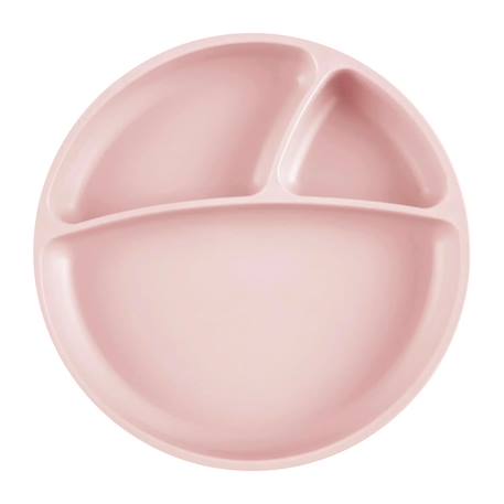 Assiette bébé à ventouse en silicone Caramel+Jaune+Rose clair+Terracotta 13 - vertbaudet enfant 