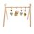Arche d'éveil bois avec 4 jouets Beige/bleu+Beige/jaune+Beige/rose+Bleu+Ecru/caramel+Jaune+Jaune/vert+Marron+Rose 18 - vertbaudet enfant 