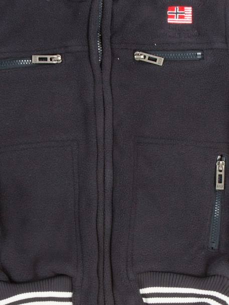 Blouson polaire zeway garçon Marine+Noir 3 - vertbaudet enfant 