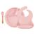 Coffret repas comme un grand assiette cuillère bavoir Caramel+Nude+Rose clair+Terracotta+Vert amande 13 - vertbaudet enfant 