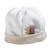 Bonnet de naissance en coton - timouki Blanc 1 - vertbaudet enfant 